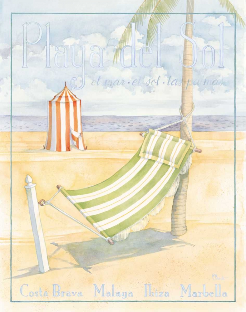 Playa Del Sol art print by Paul Brent for $57.95 CAD