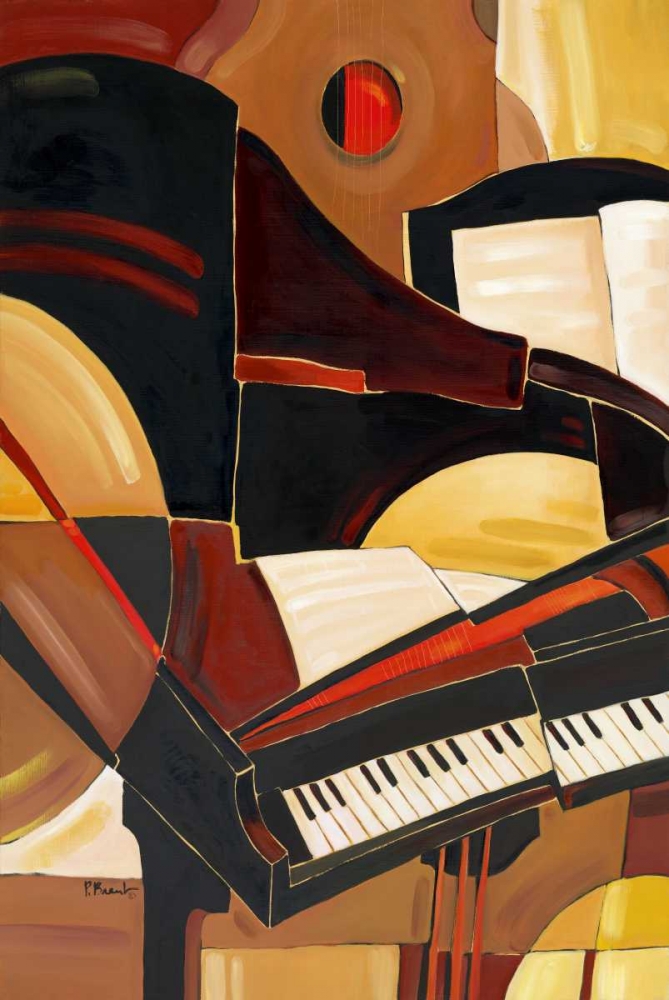 Abstract Piano art print by Paul Brent for $57.95 CAD