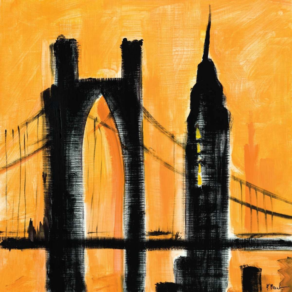 Amber Cityscape art print by Paul Brent for $57.95 CAD