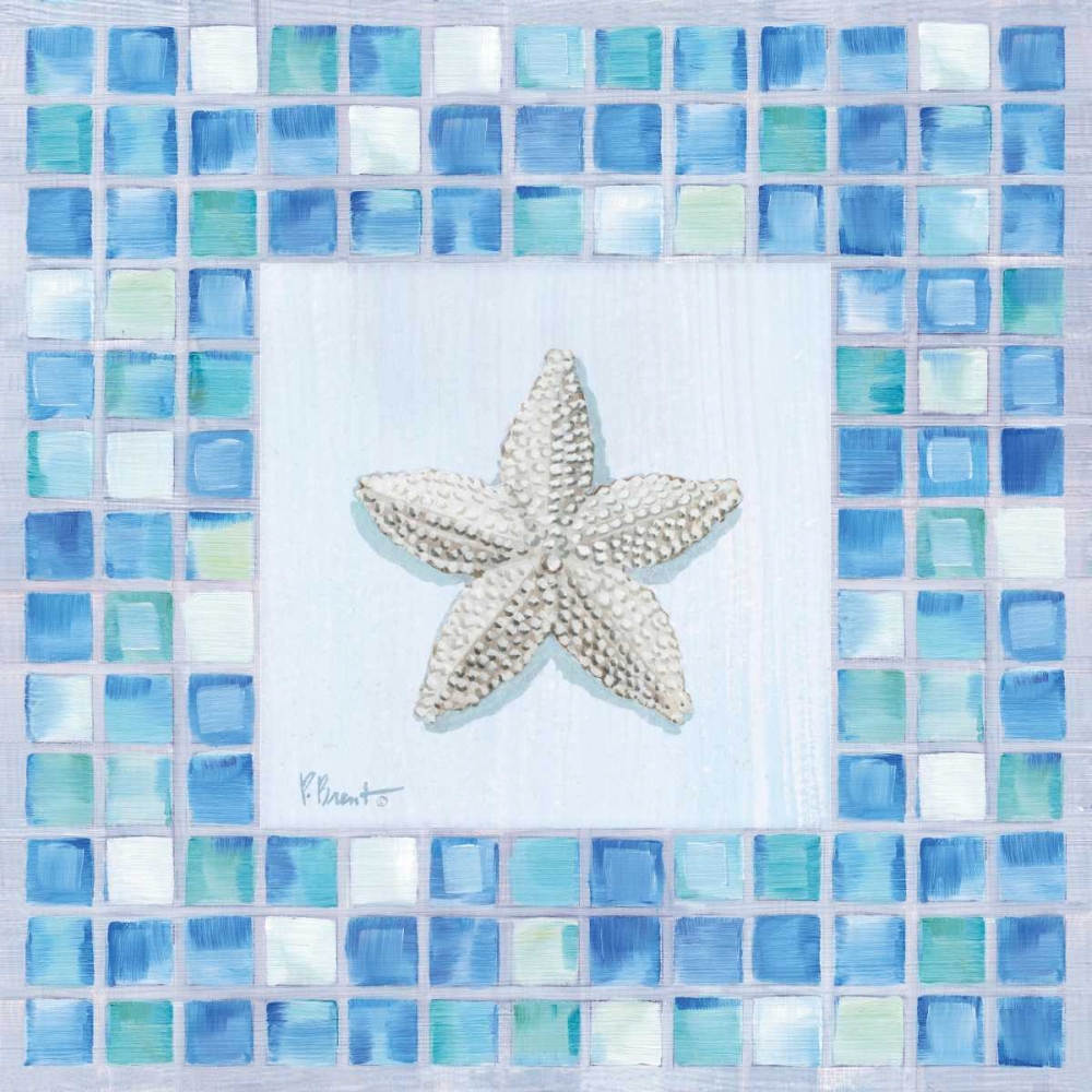 Mosaic Starfish art print by Paul Brent for $57.95 CAD