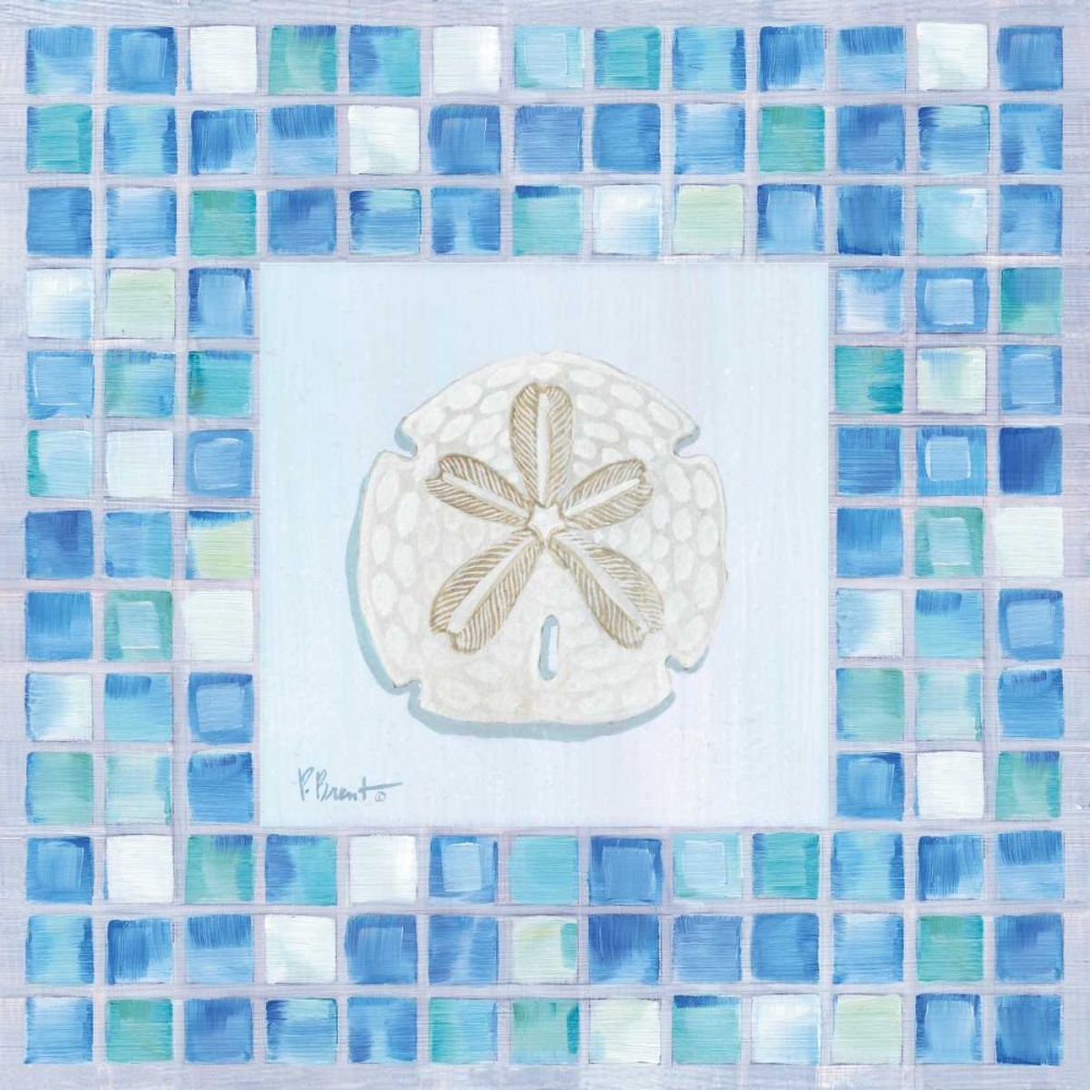 Mosaic Sanddollar art print by Paul Brent for $57.95 CAD