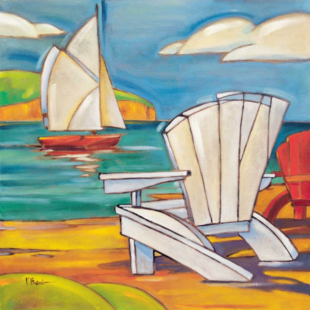 Adirondack Chair art print by Paul Brent for $57.95 CAD