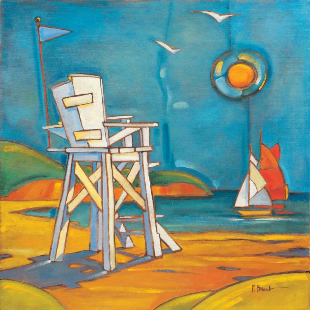 Lifeguard Stand art print by Paul Brent for $57.95 CAD