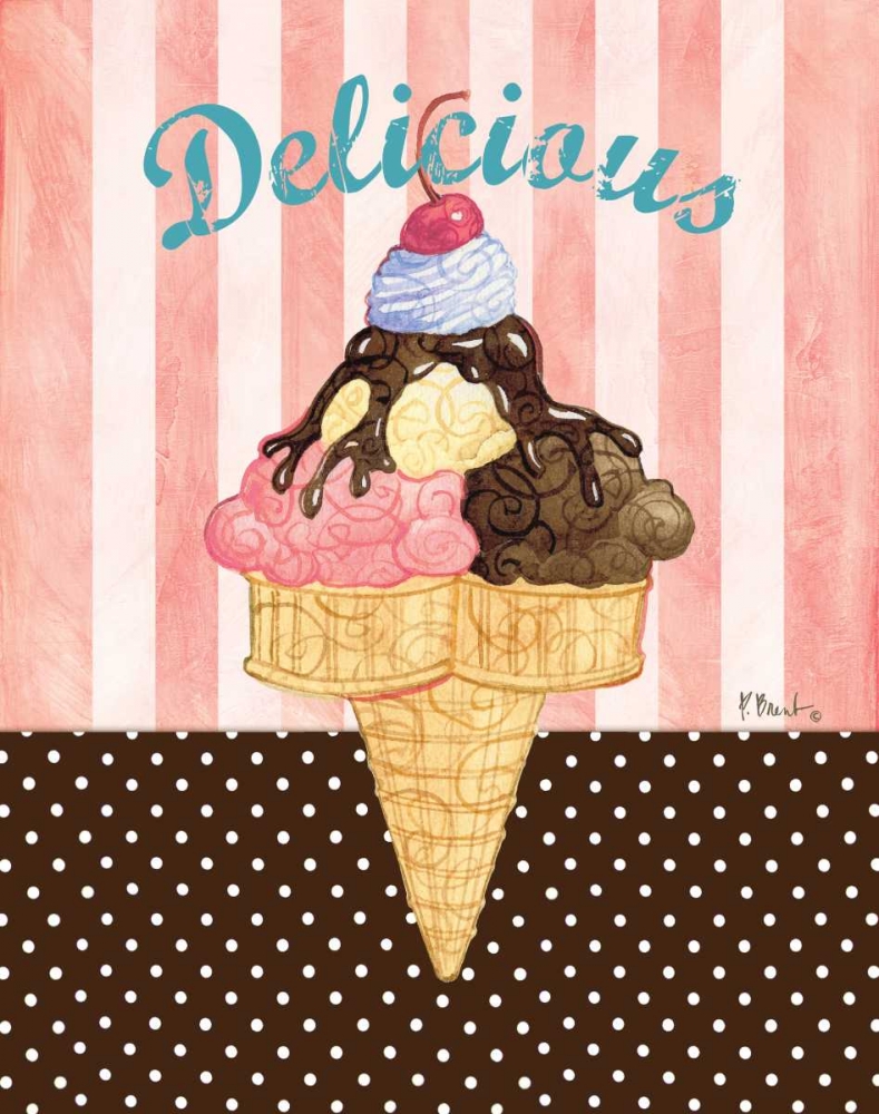 Ice Cream Shoppe I art print by Paul Brent for $57.95 CAD