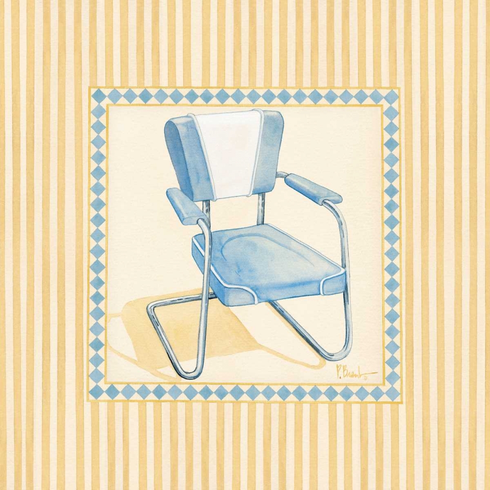 Retro Patio Chair III art print by Paul Brent for $57.95 CAD