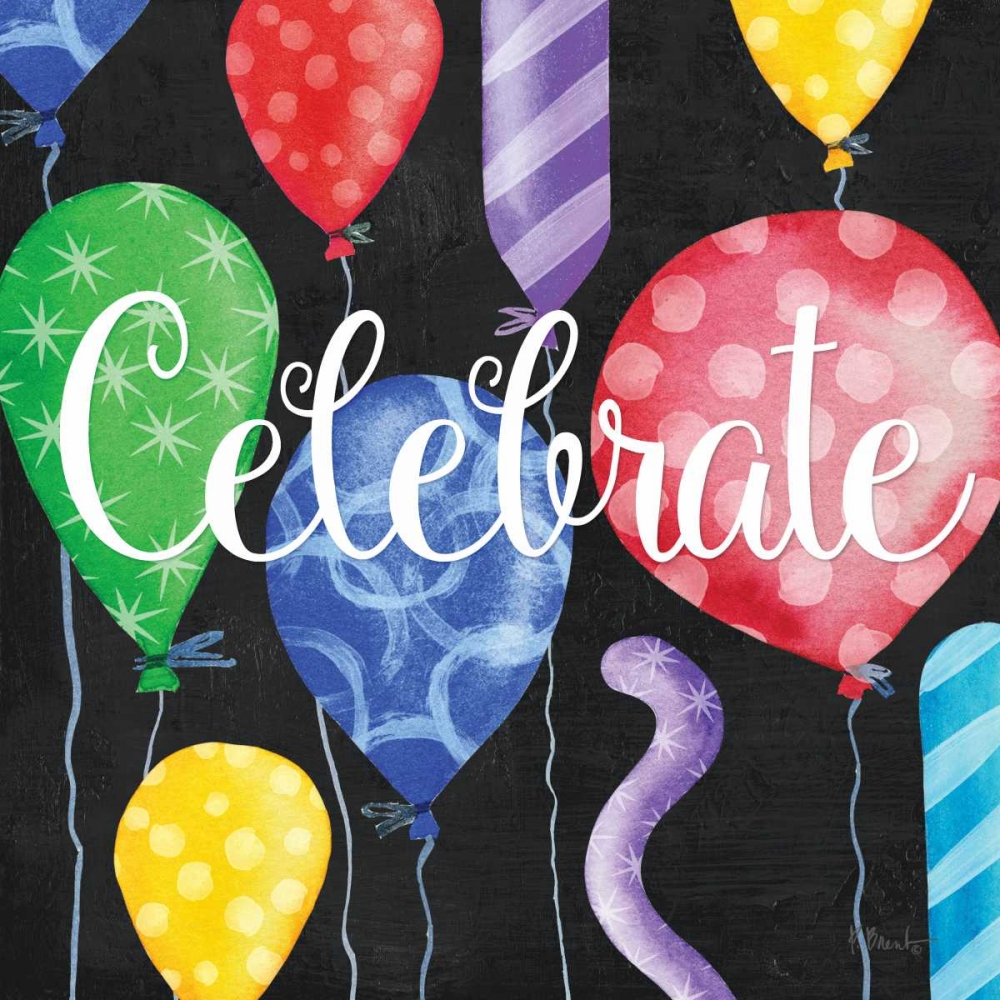 Celebration Balloons I art print by Paul Brent for $57.95 CAD