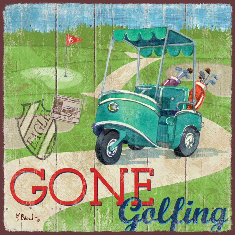 Golf Time IV art print by Paul Brent for $57.95 CAD