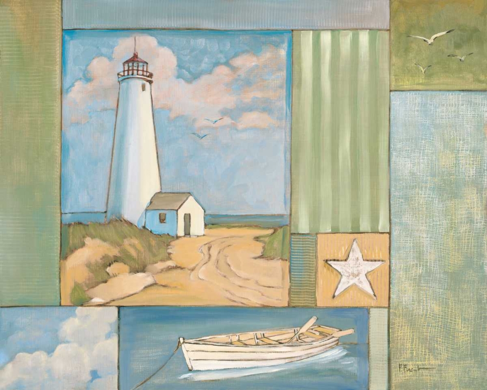 Lighthouse Collage I art print by Paul Brent for $57.95 CAD