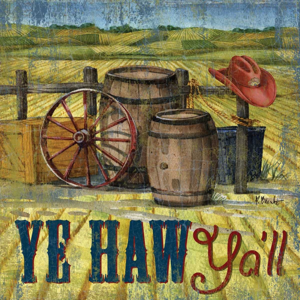 Howdy Partner II art print by Paul Brent for $57.95 CAD