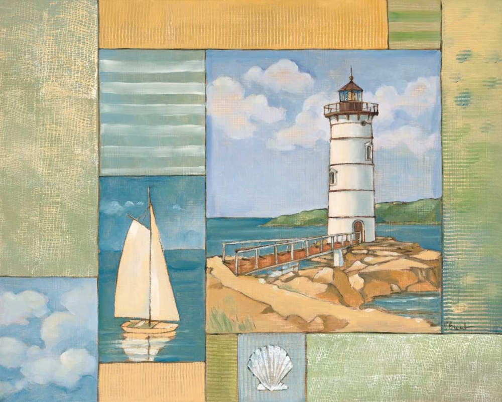 Lighthouse Collage II art print by Paul Brent for $57.95 CAD