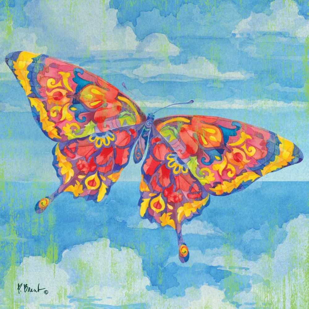 Wild Blue Butterfly art print by Paul Brent for $57.95 CAD