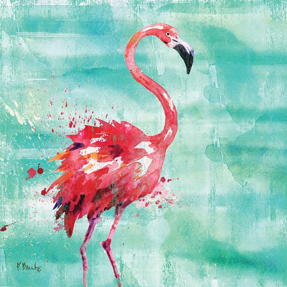 Arianna Flamingo I art print by Paul Brent for $57.95 CAD