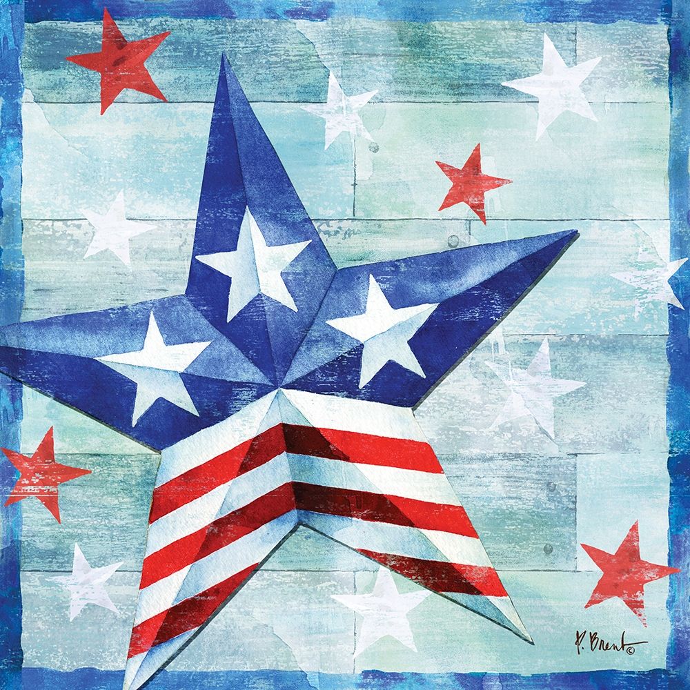 Freedom Star I art print by Paul Brent for $57.95 CAD