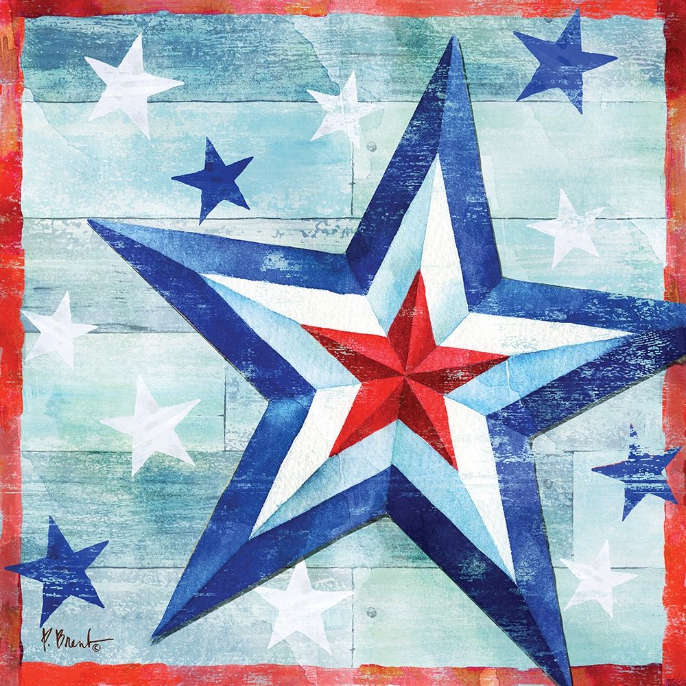 Freedom Star II art print by Paul Brent for $57.95 CAD