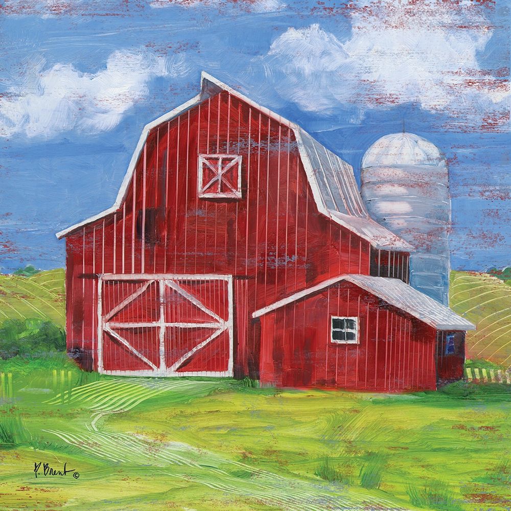 Homeland Barn II art print by Paul Brent for $57.95 CAD