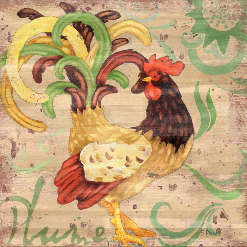 Royale Rooster III art print by Paul Brent for $57.95 CAD