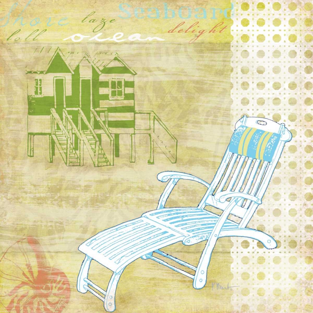 Cabana Beach Citrus Collage II art print by Paul Brent for $57.95 CAD