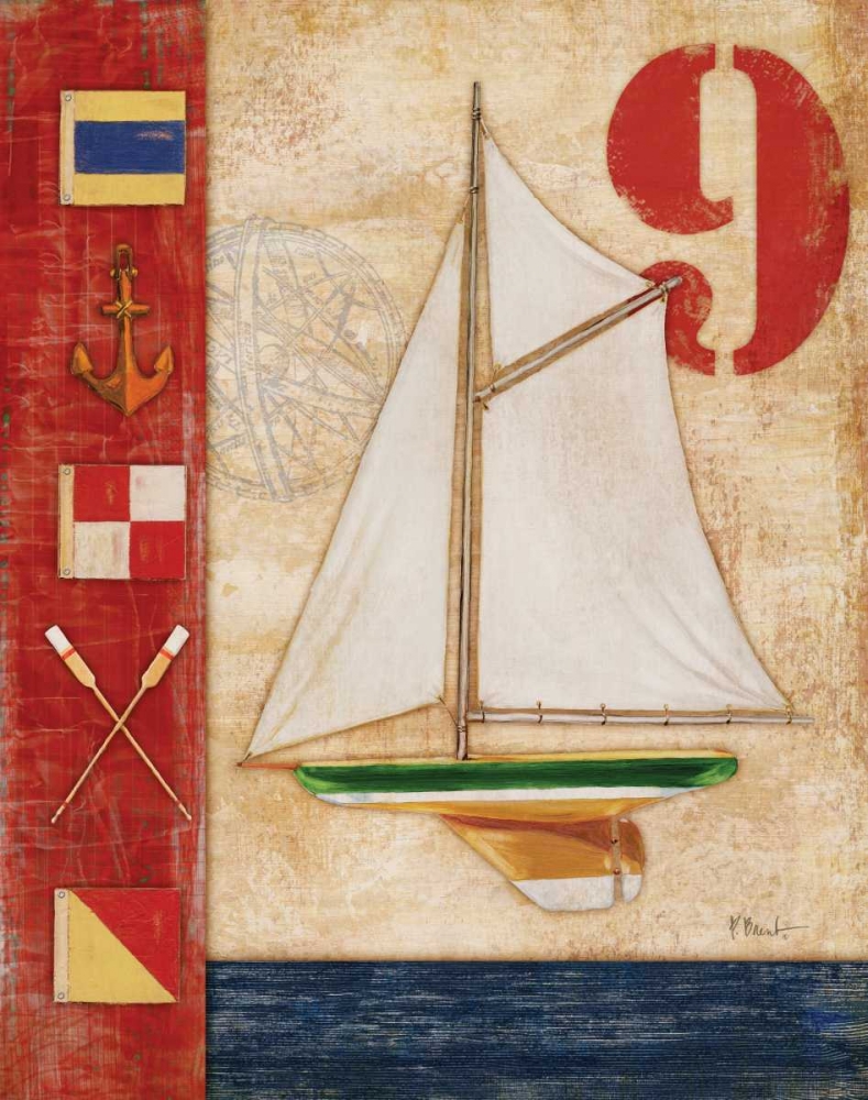 Model Yacht Collage I art print by Paul Brent for $57.95 CAD