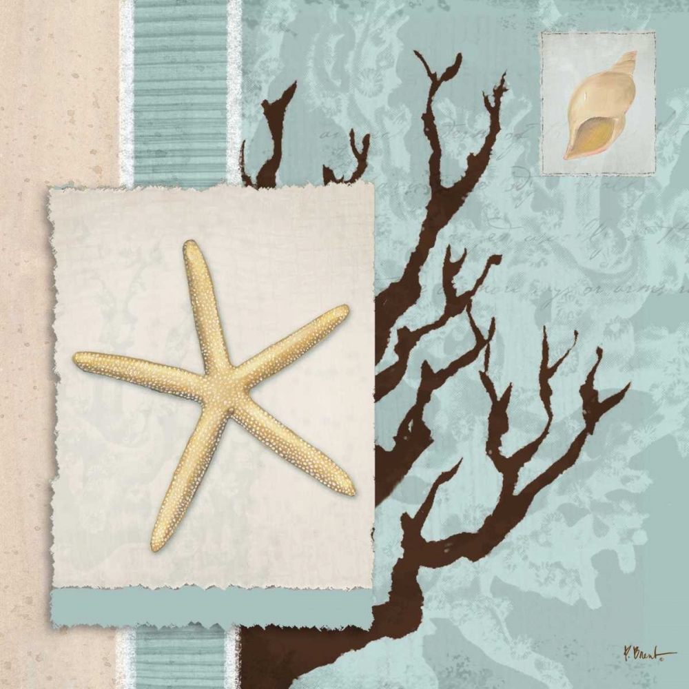 Aquarius Blue Sq III art print by Paul Brent for $57.95 CAD