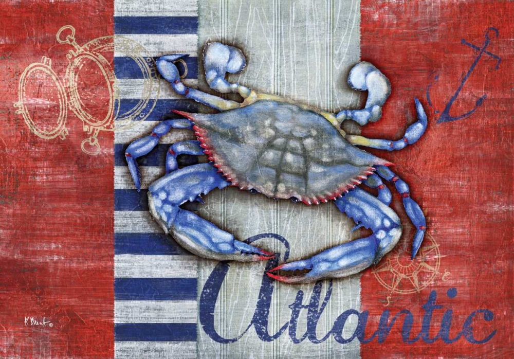 Maritime Crab art print by Paul Brent for $57.95 CAD