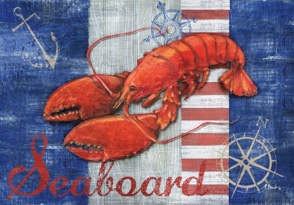 Maritime Lobster art print by Paul Brent for $57.95 CAD