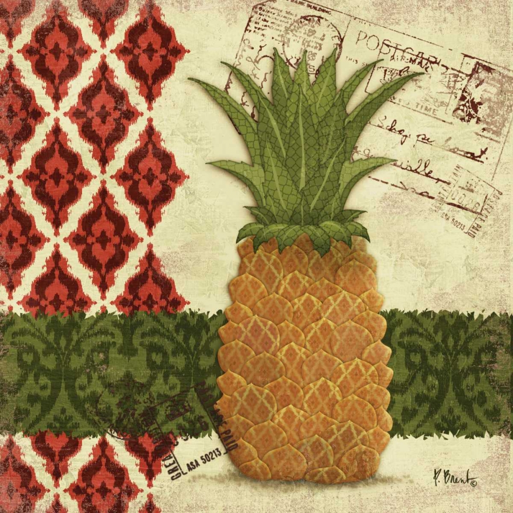 Thai Pineapple I art print by Paul Brent for $57.95 CAD