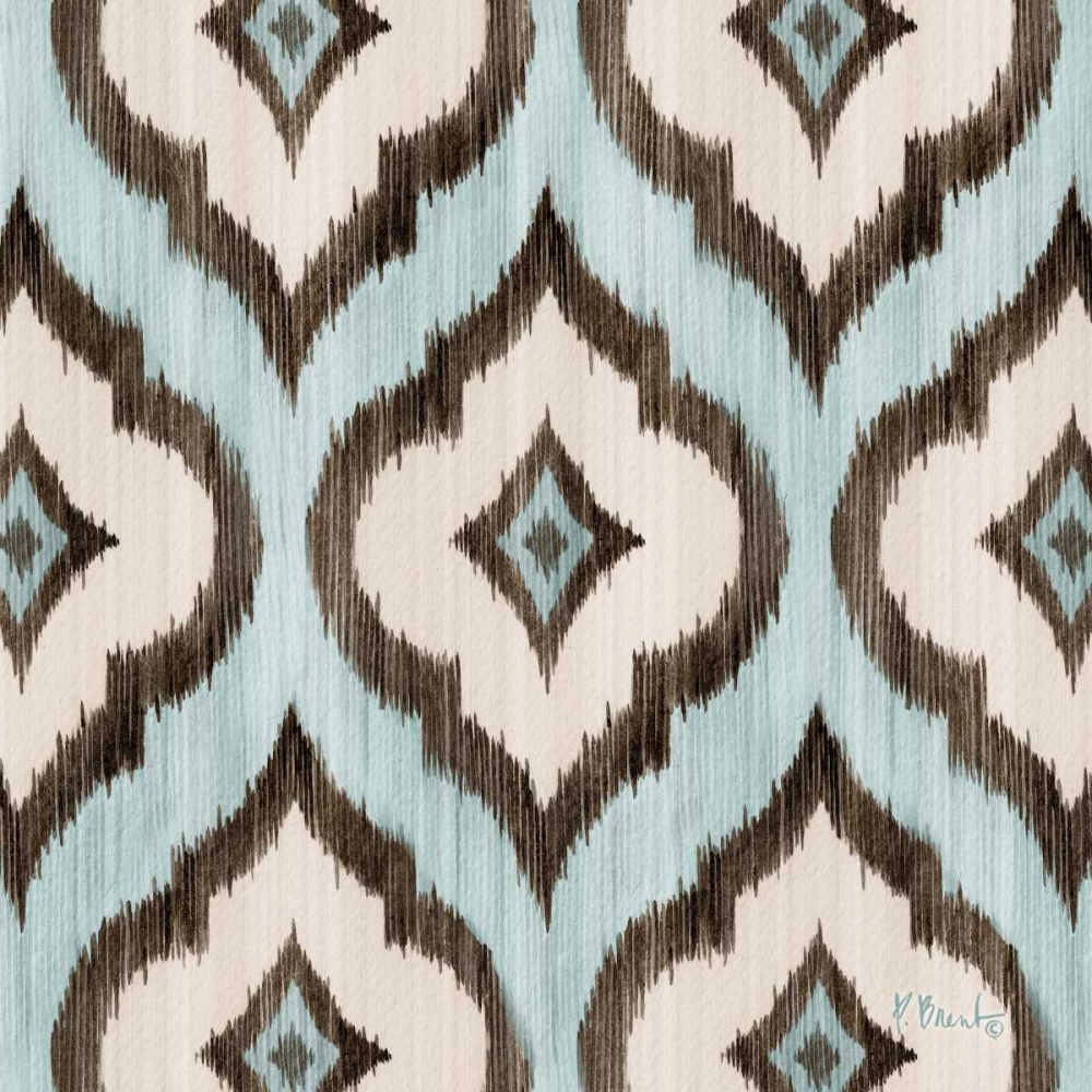 Blue Ikat I art print by Paul Brent for $57.95 CAD