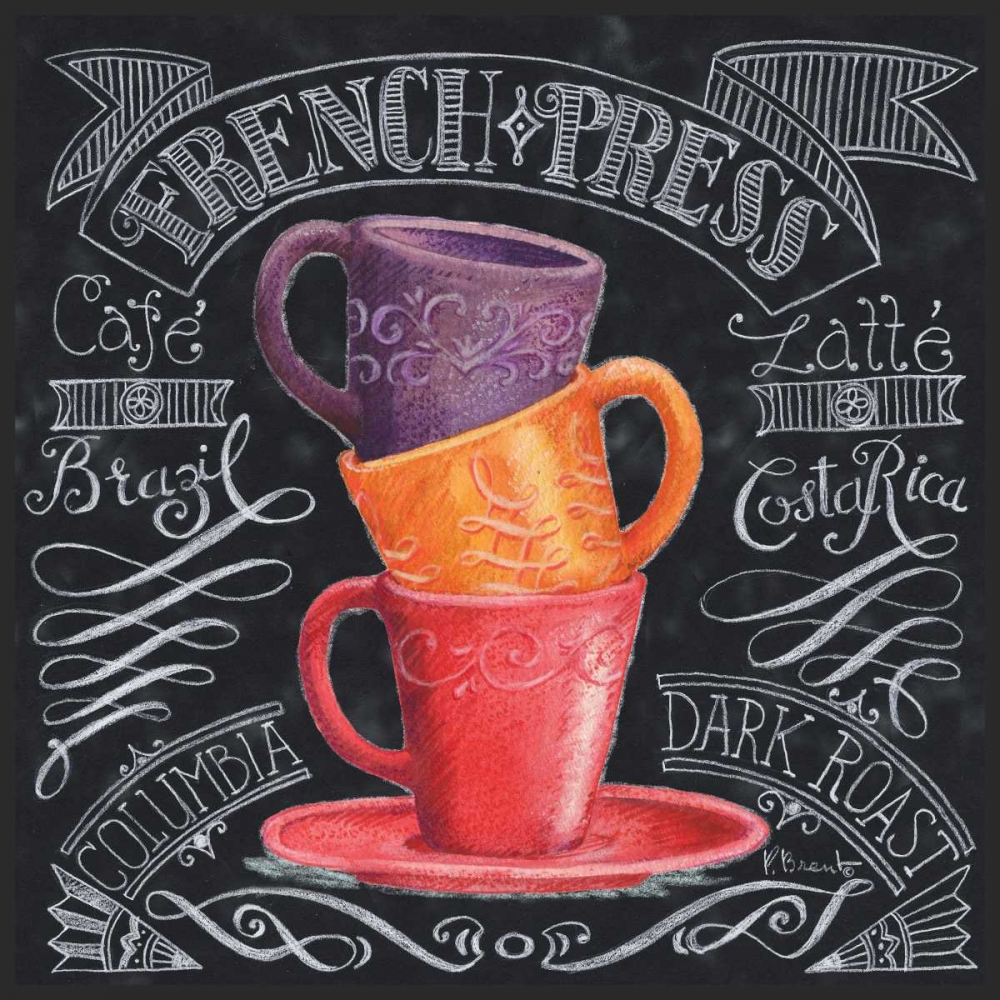 Chalkboard Coffee II art print by Paul Brent for $57.95 CAD