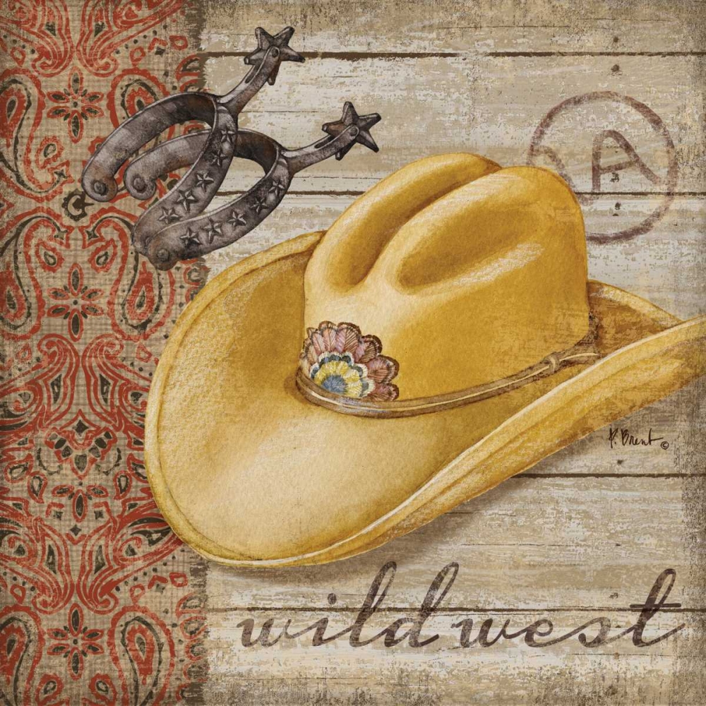 Wild West Hats II art print by Paul Brent for $57.95 CAD
