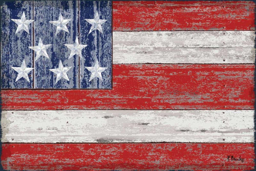 American Flag art print by Paul Brent for $57.95 CAD