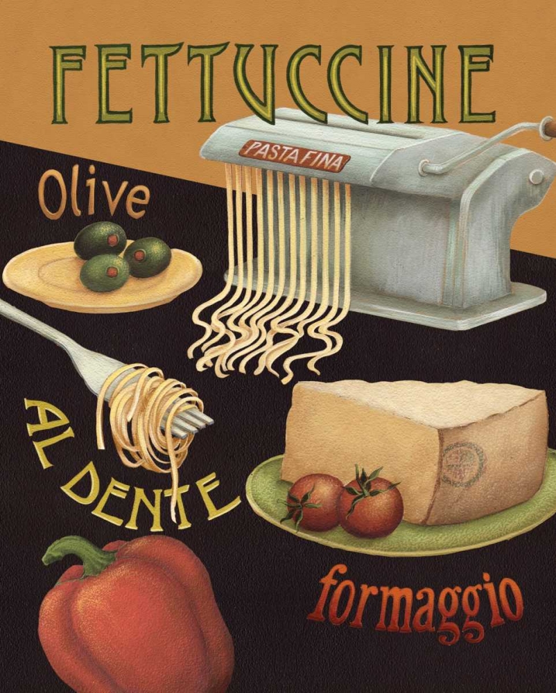 Fettuccine art print by Daphne Brissonnet for $57.95 CAD