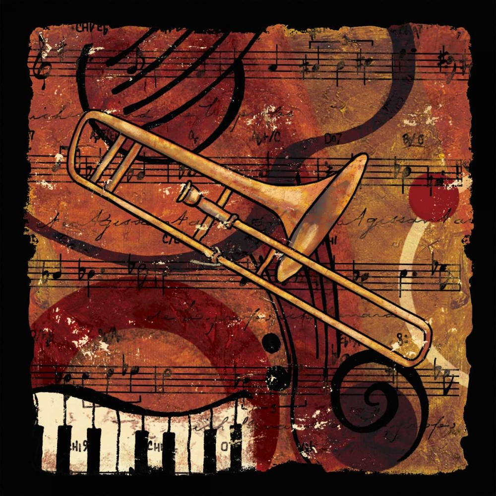 Jazz Music I art print by CW Designs Inc. for $57.95 CAD