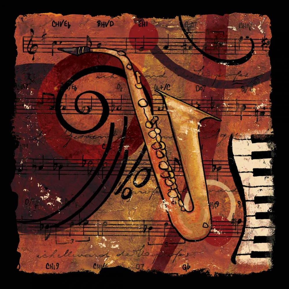 Jazz Music IV art print by CW Designs Inc. for $57.95 CAD