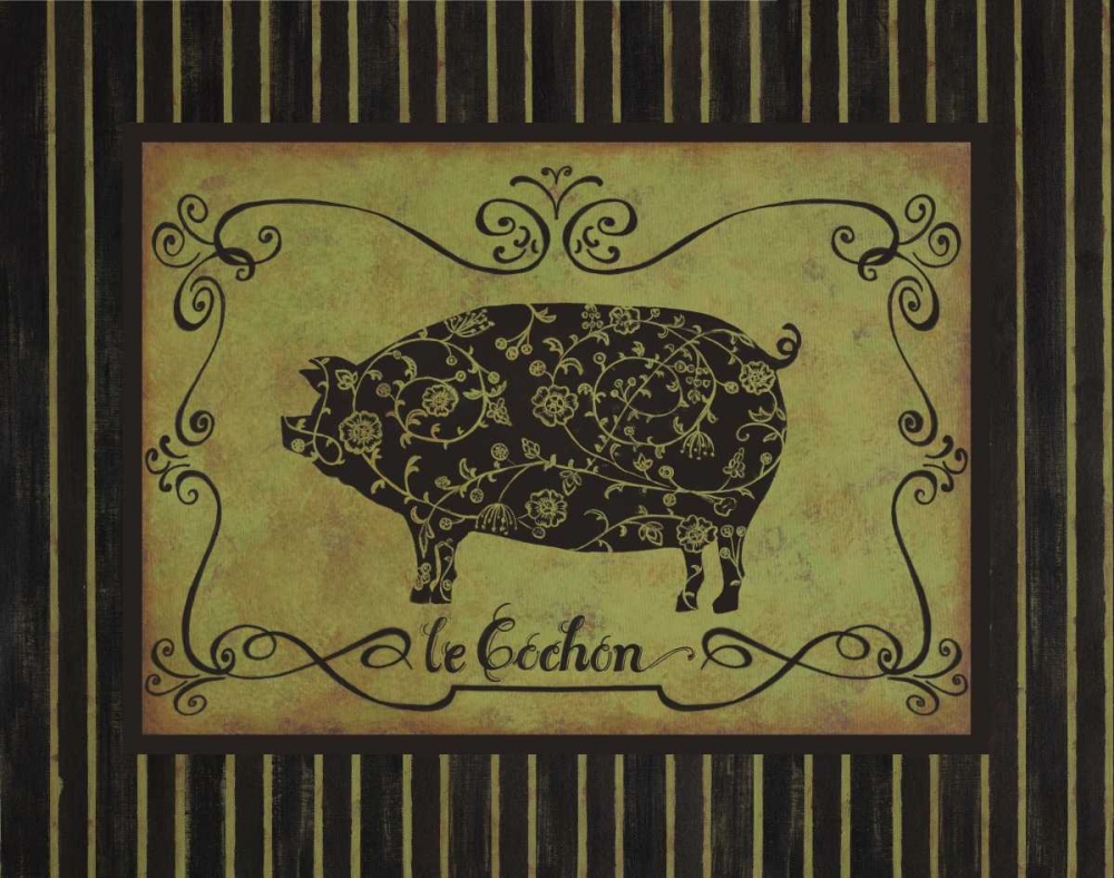 le Cochon art print by Sophie Devereux for $57.95 CAD