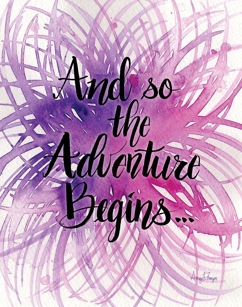 Adventure Begins art print by Amy Frazer for $57.95 CAD