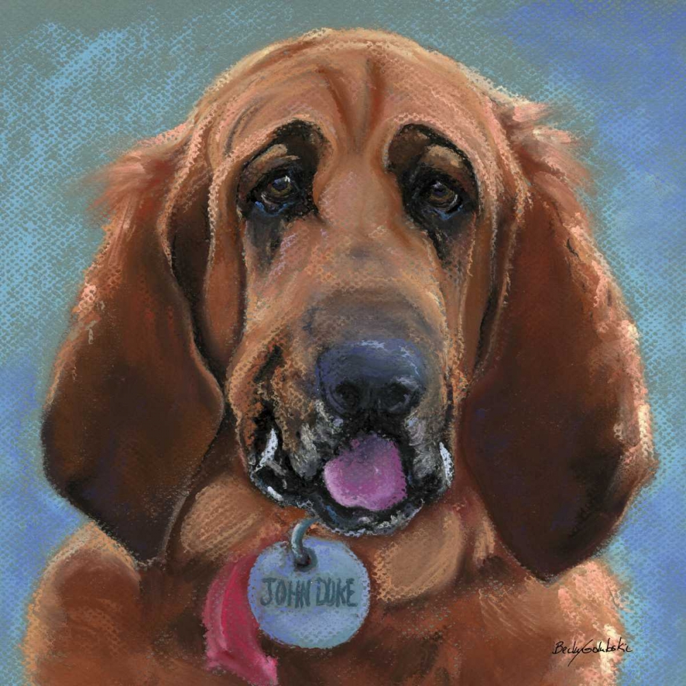 Hound Dog art print by Becky Golubski for $57.95 CAD