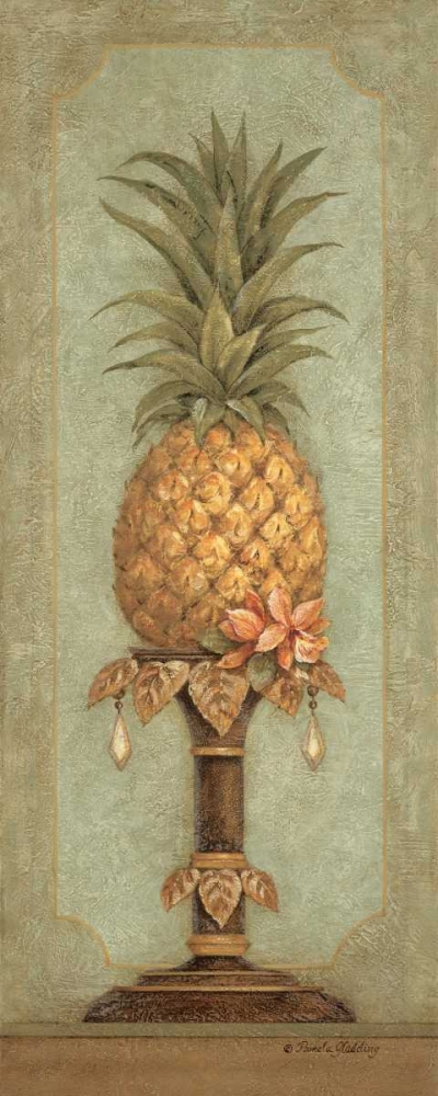 Pineapple and Pearls I art print by Pamela Gladding for $57.95 CAD