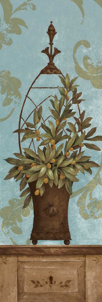 Blue Olive Topiary II art print by Pamela Gladding for $57.95 CAD