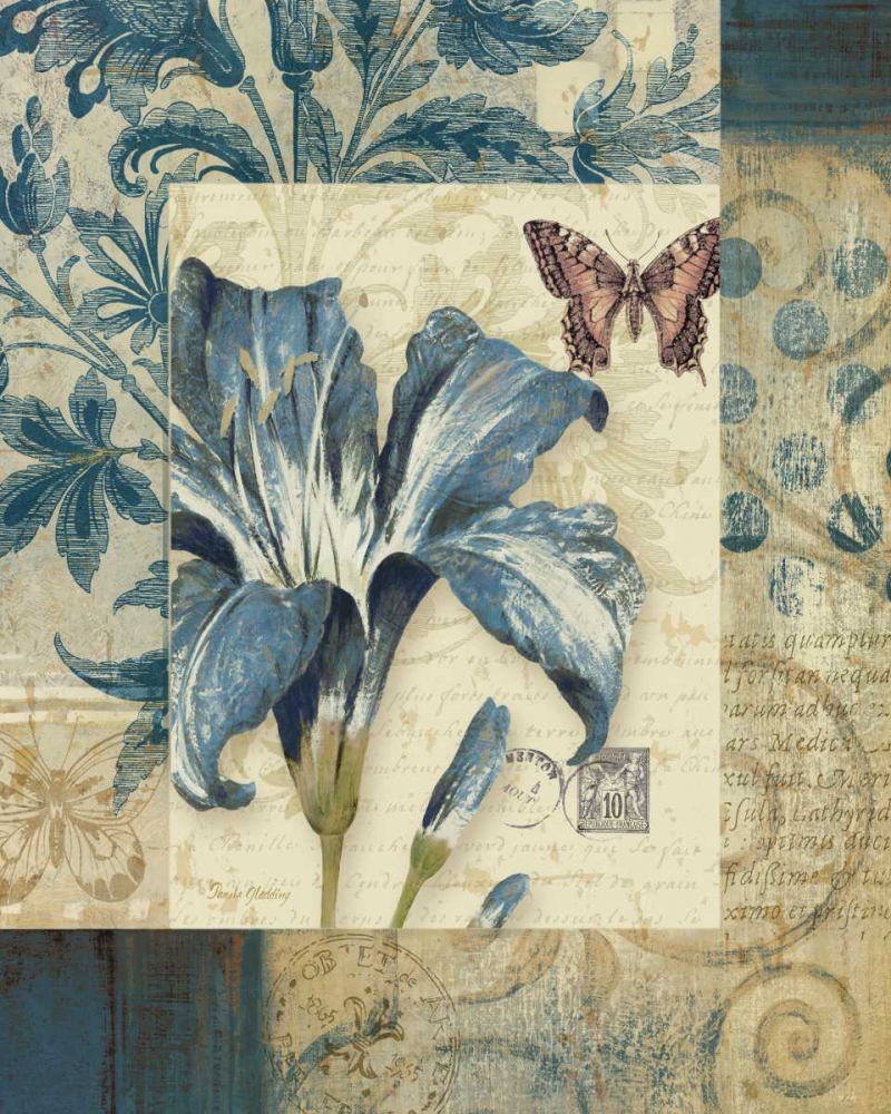 Blue Moods Lily art print by Pamela Gladding for $57.95 CAD