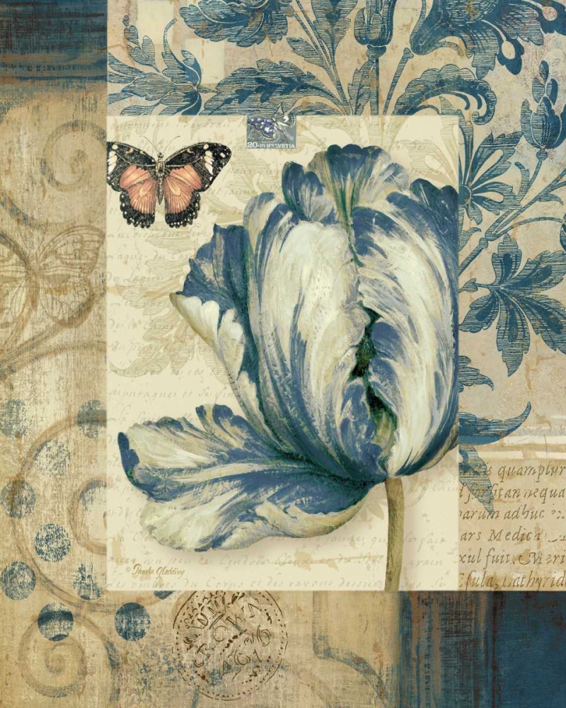 Blue Moods Tulip art print by Pamela Gladding for $57.95 CAD
