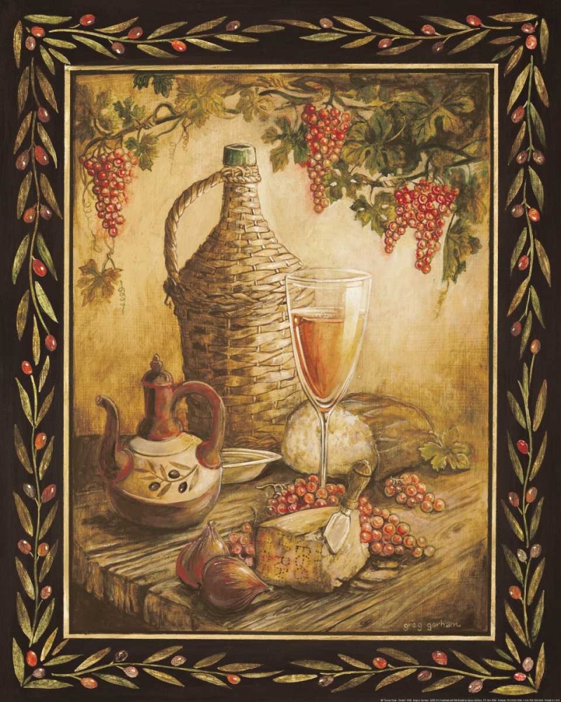 Tuscan Table - Orvieto art print by Gregory Gorham for $57.95 CAD