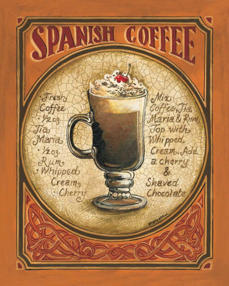 Spanish Coffee art print by Gregory Gorham for $57.95 CAD