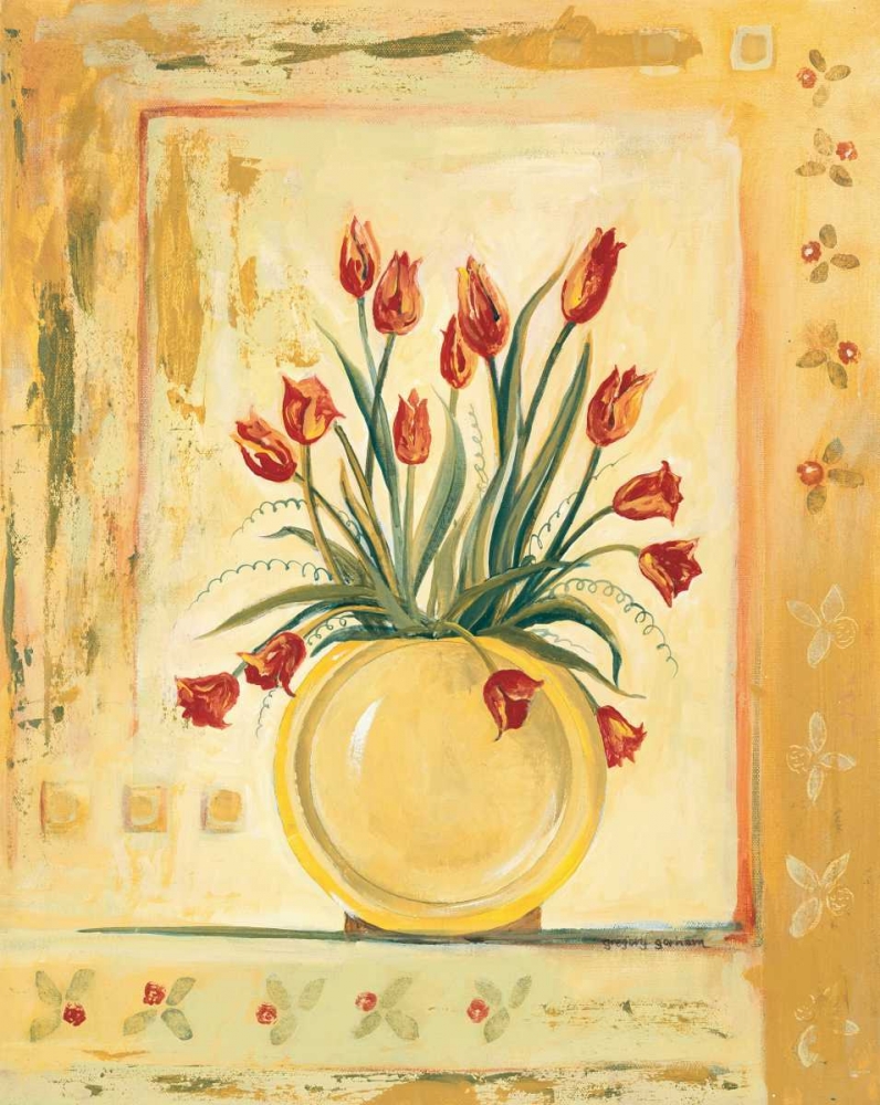 Yellow Vase art print by Gregory Gorham for $57.95 CAD