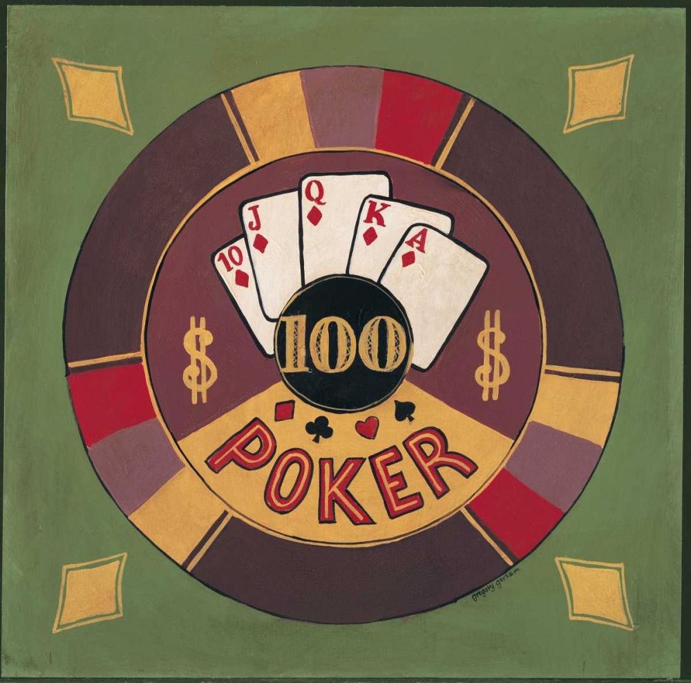 Poker - $I00 art print by Gregory Gorham for $57.95 CAD