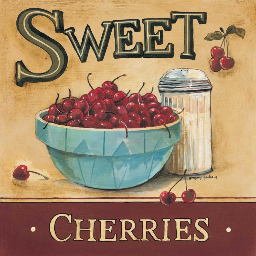 Sweet Cherries art print by Gregory Gorham for $57.95 CAD