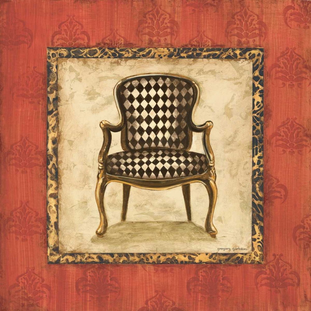 Parlor Chair IV art print by Gregory Gorham for $57.95 CAD