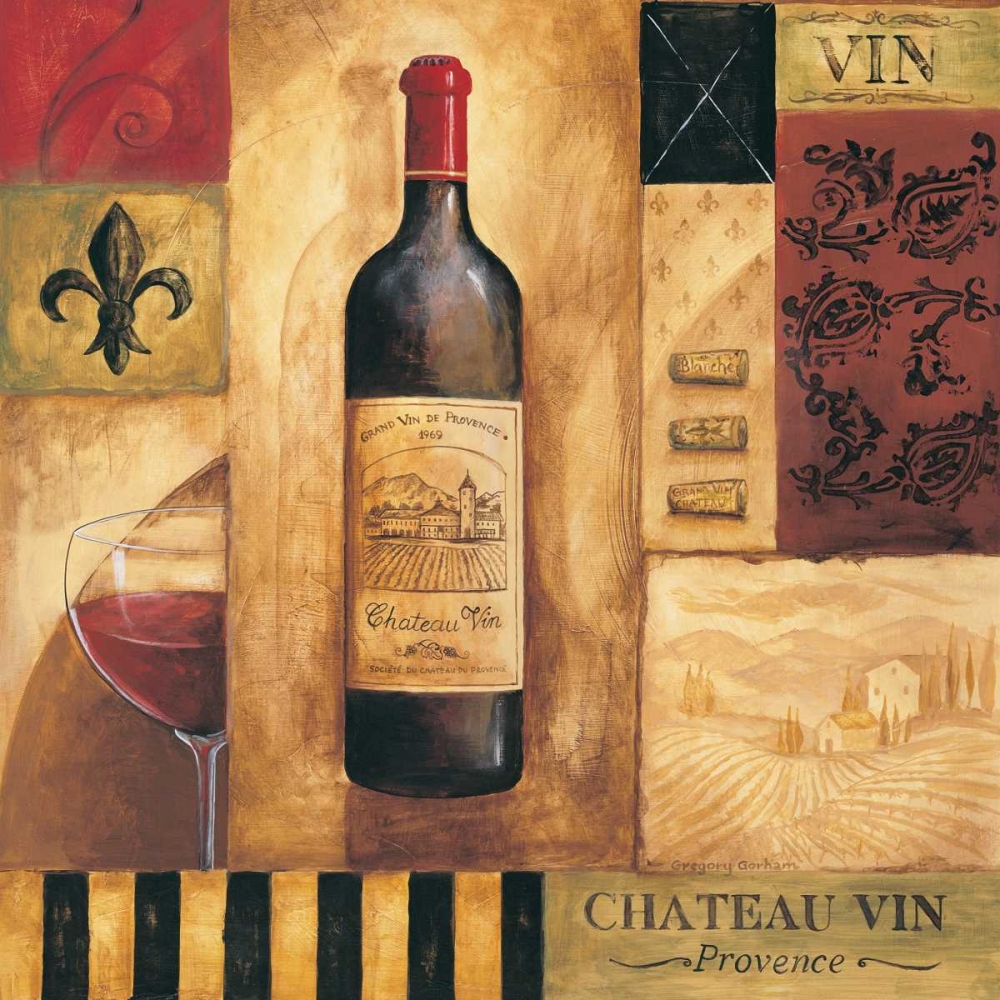 Chateau Vin Sq. art print by Gregory Gorham for $57.95 CAD