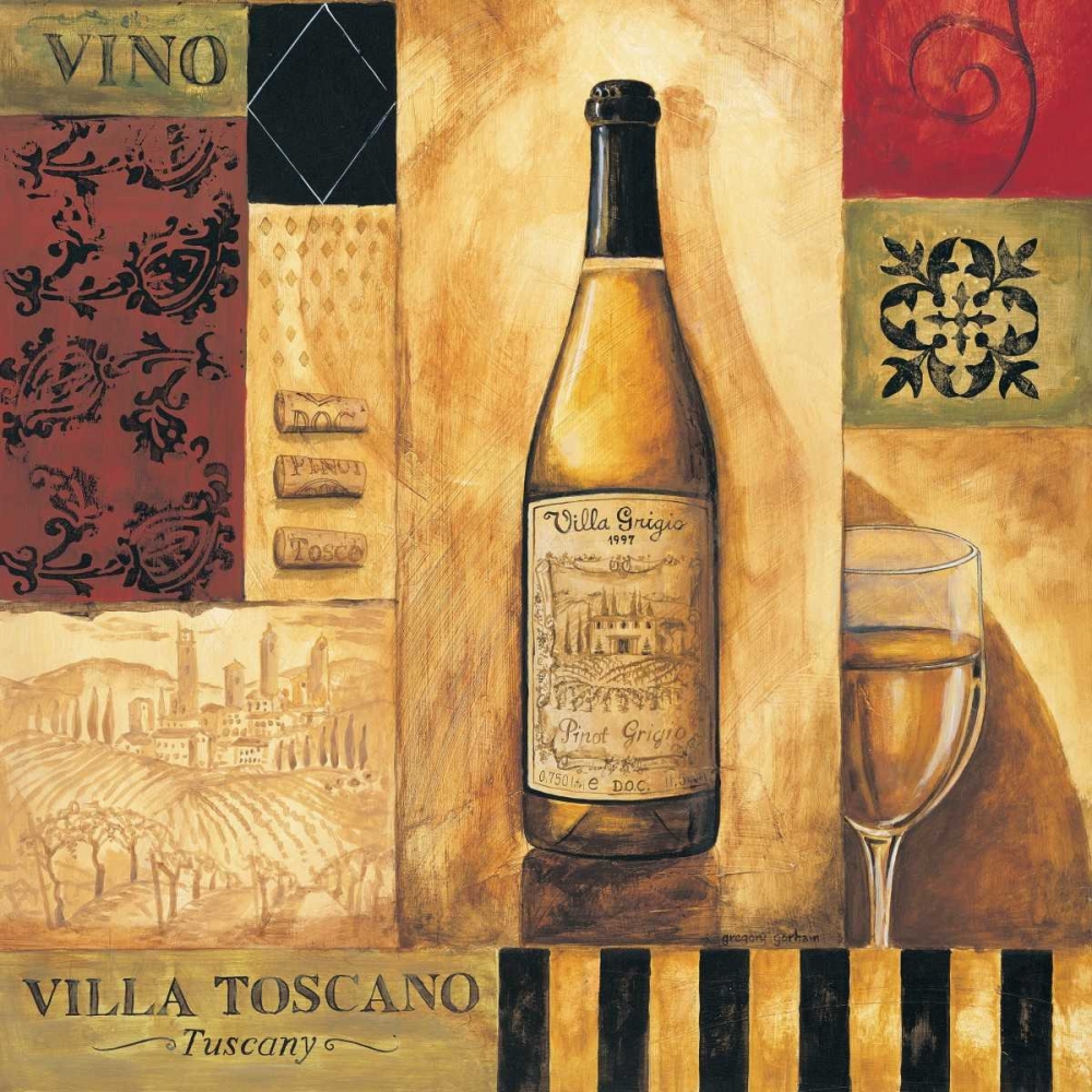 Villa Toscano Sq. art print by Gregory Gorham for $57.95 CAD