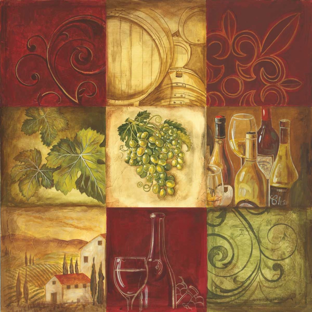 Tuscan Wine I art print by Gregory Gorham for $57.95 CAD