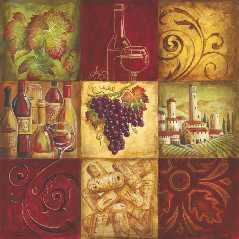 Tuscan Wine II art print by Gregory Gorham for $57.95 CAD